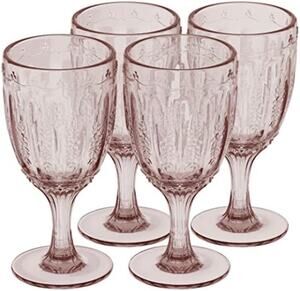 NIB elle decor Set of 4 Wine Goblets